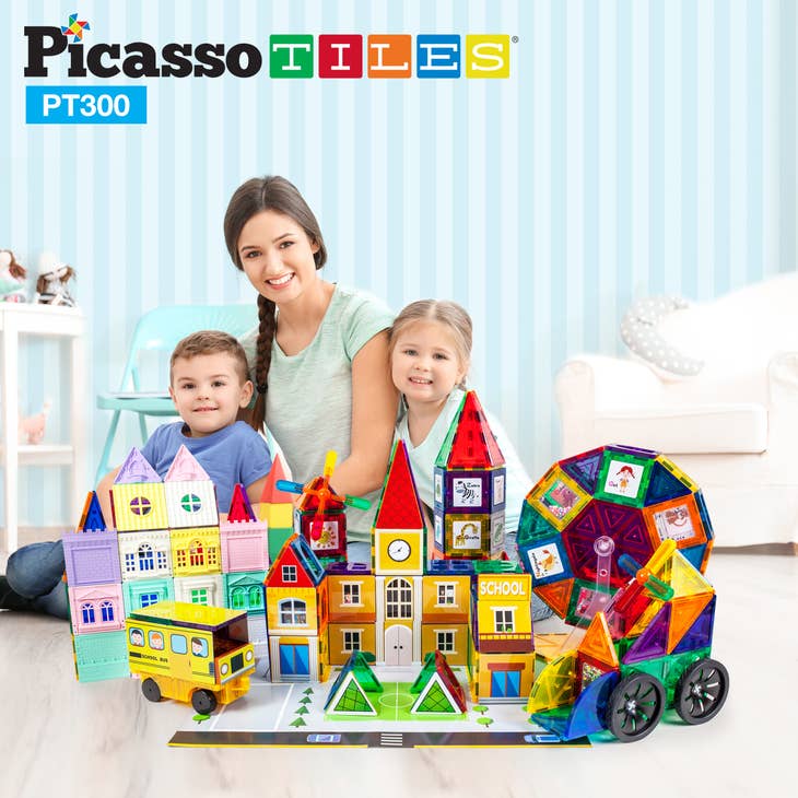 PicassoTiles 300 Piece Master Builder Tileset