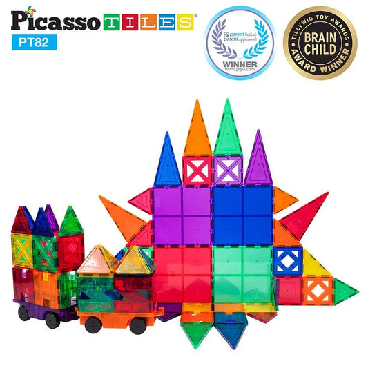 PicassoTiles 82 Piece Artistry Tileset