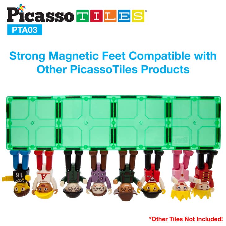 PicassoTiles 8 Piece Character Figure Set