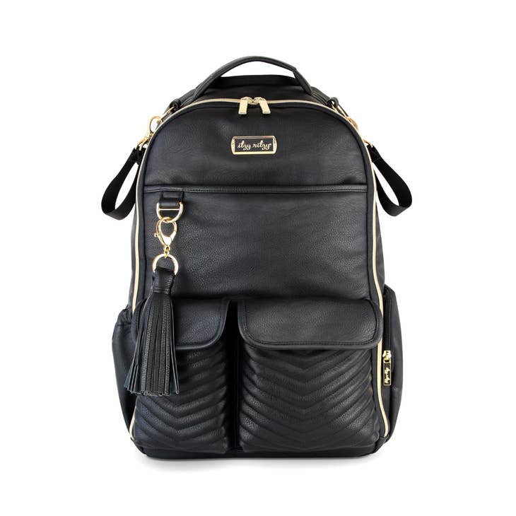 Itzy Ritzy Jetsetter Black Boss Backpack™ Diaper Bag