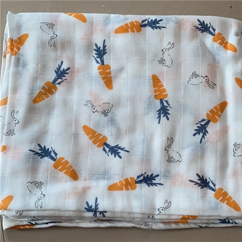 Baby Blanket Bath Towel Bamboo Swaddle Blanket Diaper Gauze Muslin Blanket 120 Baby Blankets Newborn Blanket Swaddle Cotton