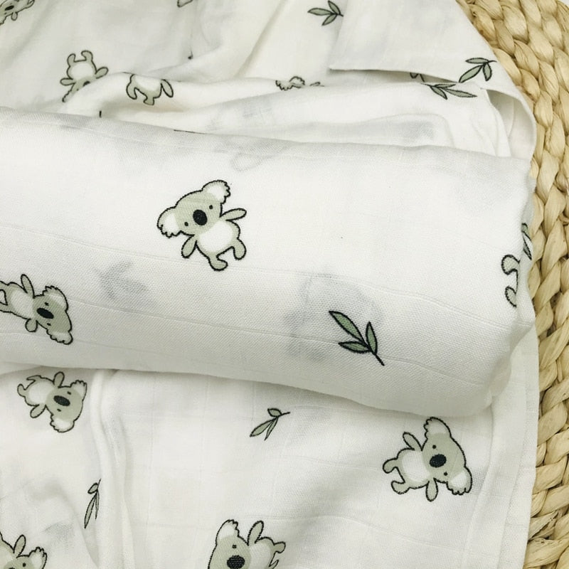 100% bamboo fiber muslin baby blanket swaddle wrap for newborn blankets babies bath towel very soft Multi-use big diaper bedding