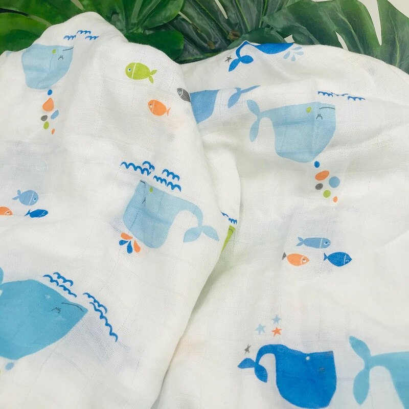 100% bamboo fiber muslin baby blanket swaddle wrap for newborn blankets babies bath towel very soft Multi-use big diaper bedding