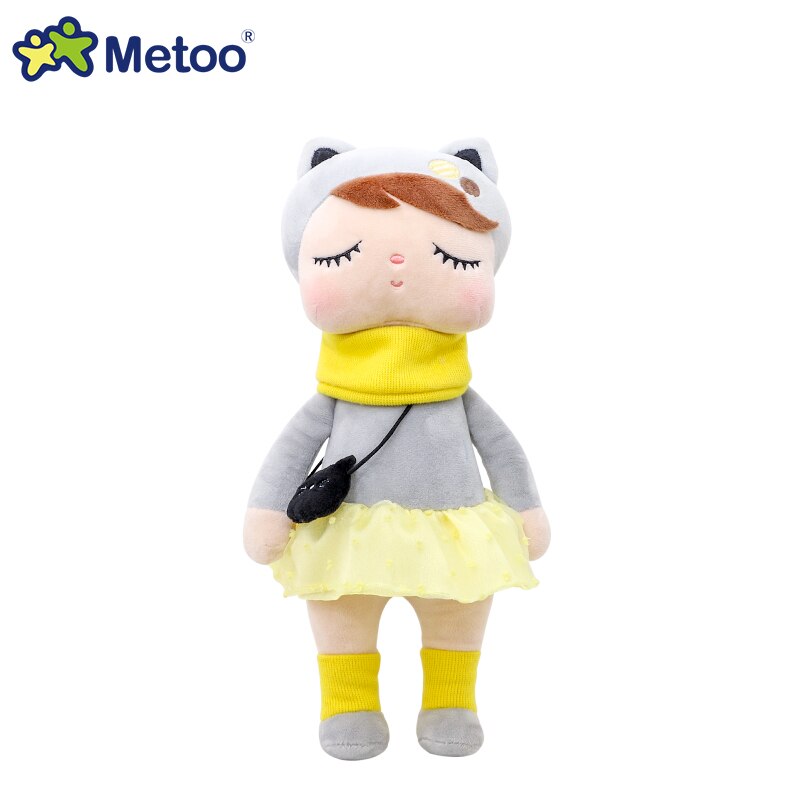 Metoo Forest Angela Original Cat Unicorn Sweet Cute Baby Plush Doll for Kids Panda Butterfly Bee Poupee Dolls in Stock