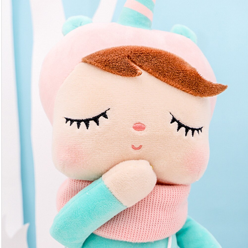 Metoo Forest Angela Original Cat Unicorn Sweet Cute Baby Plush Doll for Kids Panda Butterfly Bee Poupee Dolls in Stock