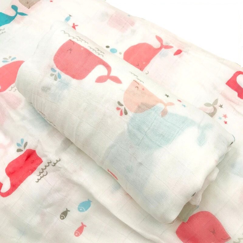 100% bamboo fiber muslin baby blanket swaddle wrap for newborn blankets babies bath towel very soft Multi-use big diaper bedding