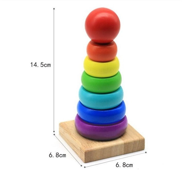 Montessori Wooden Toys for Babies 1 2 3 Years Boy Girl Gift Baby Development Games Wood Puzzle for Kids Educational Learning Toy