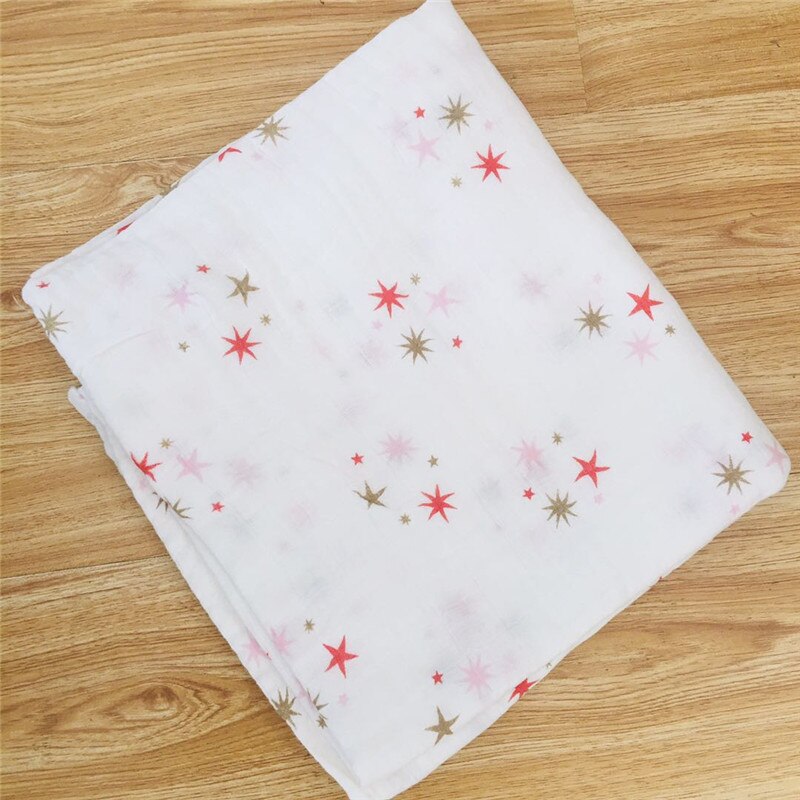 Baby Blanket Bath Towel Bamboo Swaddle Blanket Diaper Gauze Muslin Blanket 120 Baby Blankets Newborn Blanket Swaddle Cotton