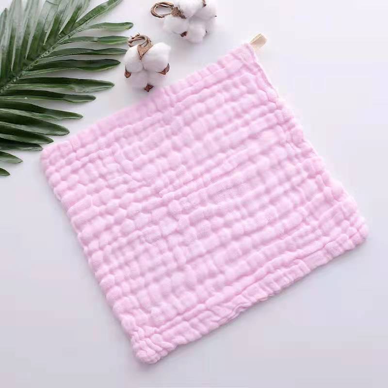 Muslin 6 Layer Cotton Soft Baby Face Towel Handkerchief Bathing Kid Toddler Washcloth Wipe Burp Cloth Newborn Infant Bib Feeding