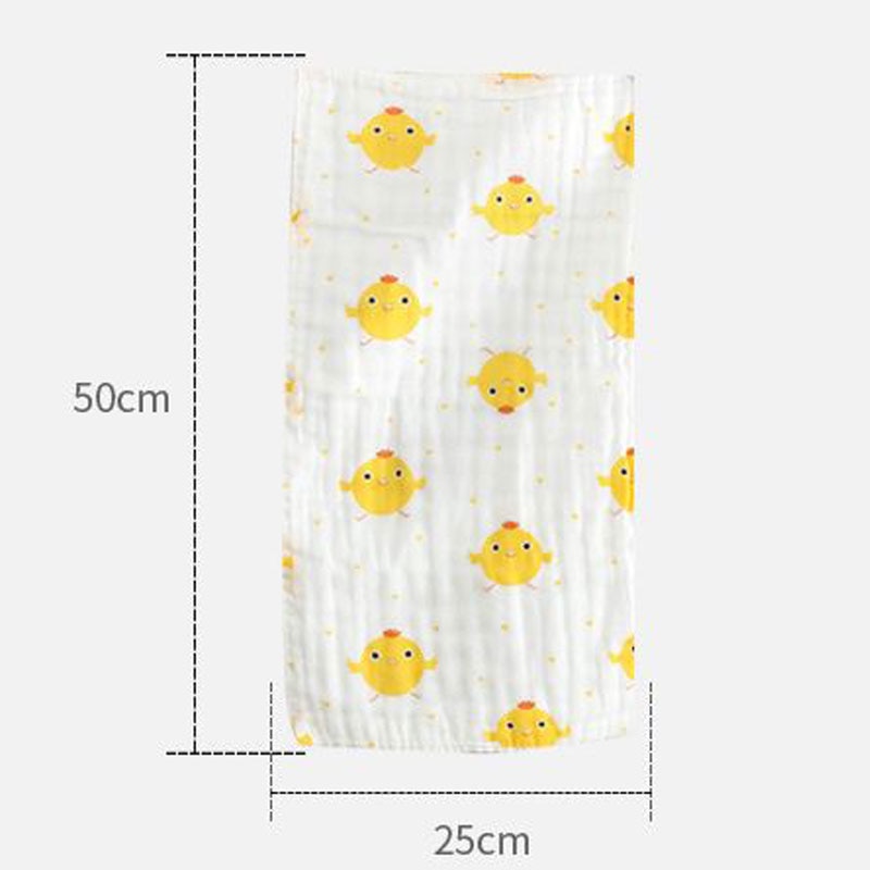 Muslin 6 Layer Cotton Soft Baby Face Towel Handkerchief Bathing Kid Toddler Washcloth Wipe Burp Cloth Newborn Infant Bib Feeding