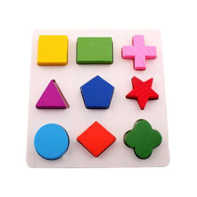 Montessori Wooden Toys for Babies 1 2 3 Years Boy Girl Gift Baby Development Games Wood Puzzle for Kids Educational Learning Toy