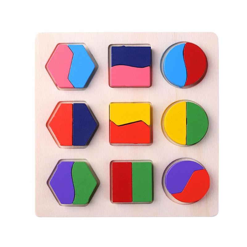 Montessori Wooden Toys for Babies 1 2 3 Years Boy Girl Gift Baby Development Games Wood Puzzle for Kids Educational Learning Toy