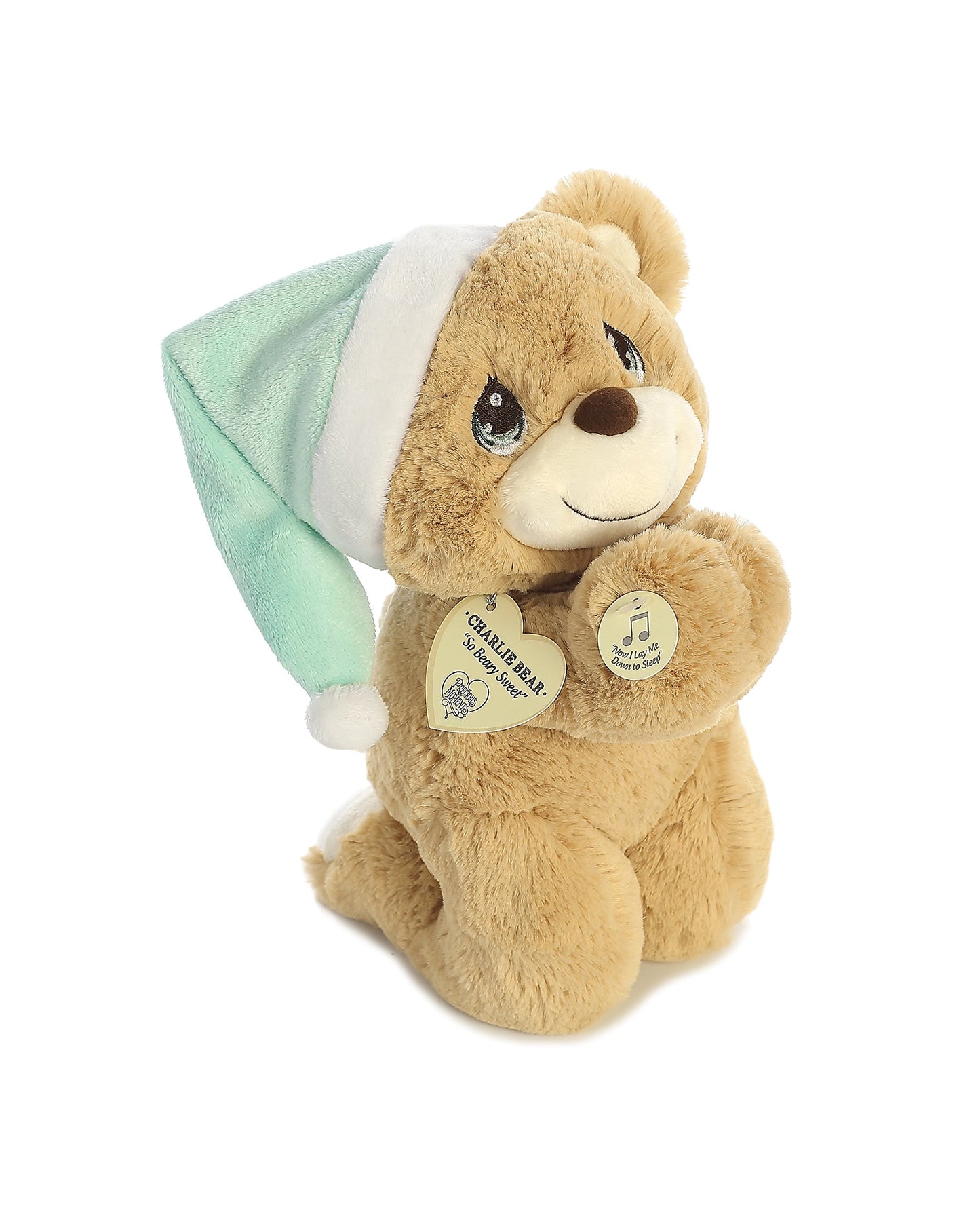 Aurora Charlie Prayer Bear Plush with Sound