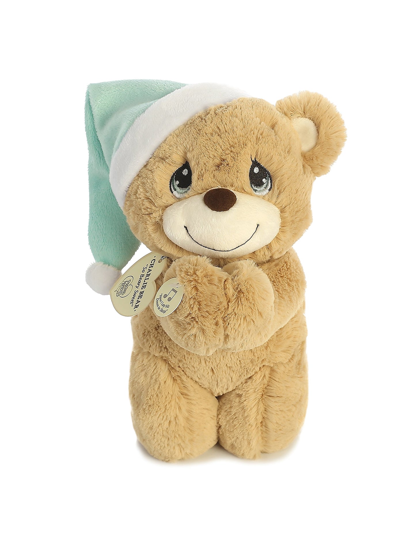 Aurora Charlie Prayer Bear Plush with Sound