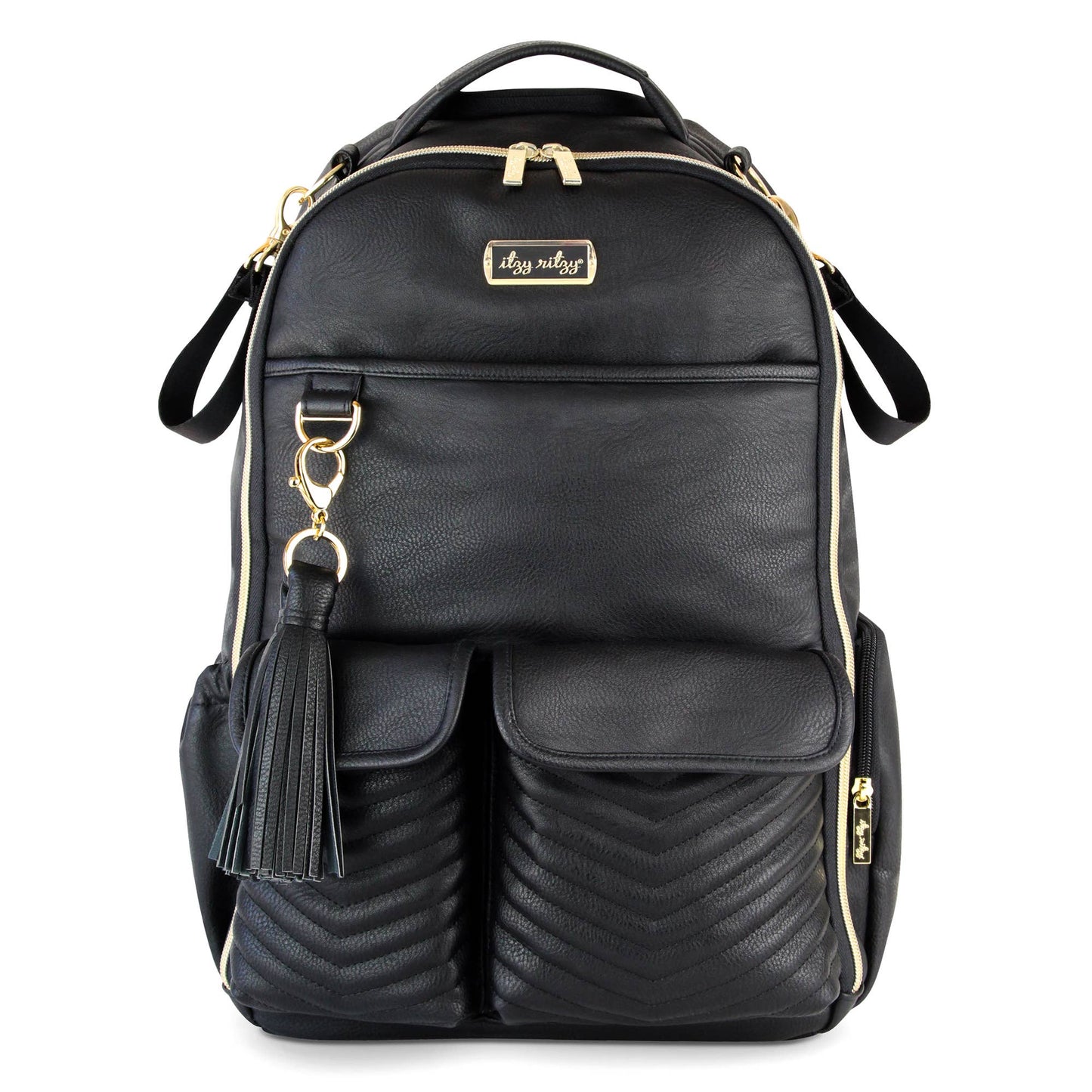 Itzy Ritzy - Jetsetter Black Boss Backpack™ Diaper Bag