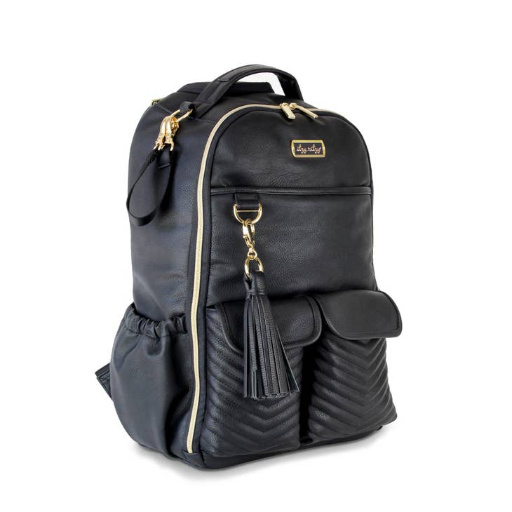 Itzy Ritzy Jetsetter Black Boss Backpack™ Diaper Bag